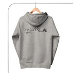 Ženski fit Hoodie Wild - dizajn zadaj - slika 2
