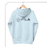 Ženski fit Hoodie Wild - dizajn zadaj