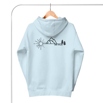 Ženski fit Hoodie Wild - dizajn zadaj