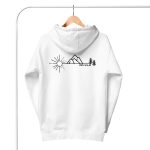 Ženski fit Hoodie Wild - dizajn zadaj - slika 4